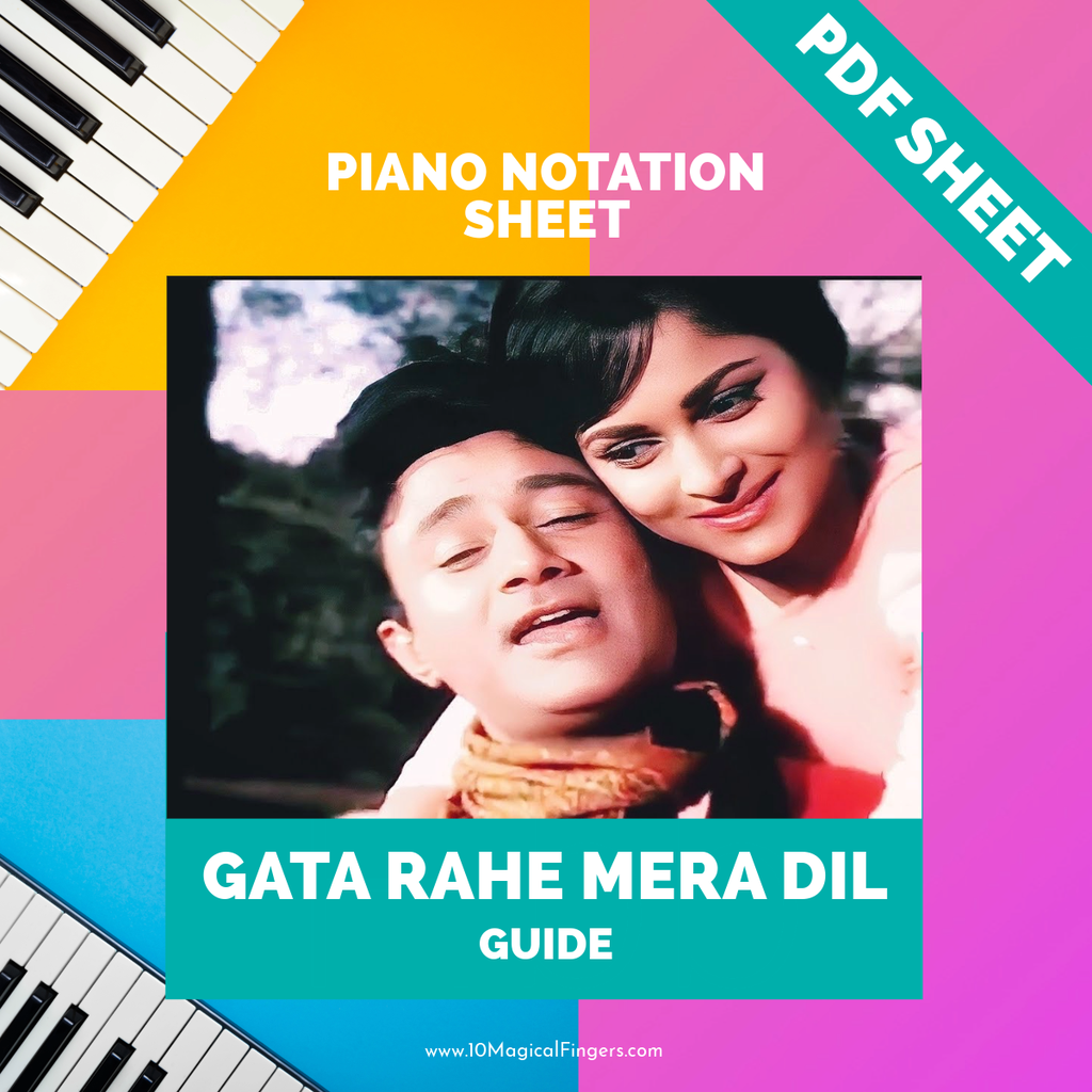 Gata Rahe Mera Dil - Piano Notation Sheet PDF